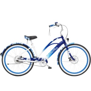 Rower elektryczny Electra Shibori Cruiser Go! Niebieski