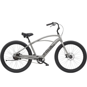 Rower elektryczny Electra Cruiser Go! Step-Over Srebrny