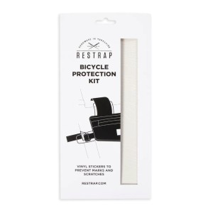 Naklejki ochronne na ramę Restrap Bicycle Protection Kit Białe