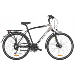 Rower Storm Marathon Man 9.0 Czarno Szary 21"
