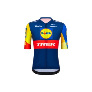 Koszulka Santini Lidl Trek Replica Race Niebieska Damska