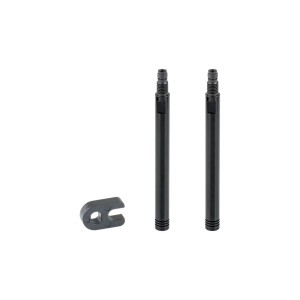 Przedłużacze zaworów Presta Bontrager 60mm Czarne