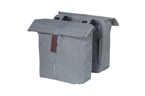 Basil City Torba Double Bag 32L Grey Melle