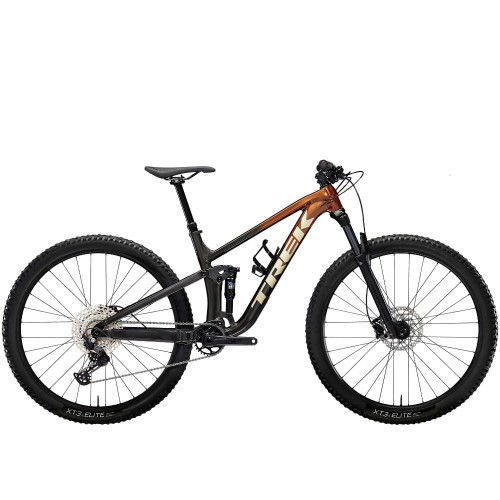Rower Trek Top Fuel 5 2023 Czarno Pomarańczowy