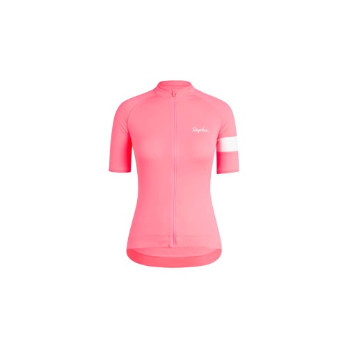 Koszulka rowerowa damska Rapha Core Różowa