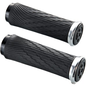 Sram Locking Grips Chwyty rowerowe kierownicy 122mm czarne ze srebrnym