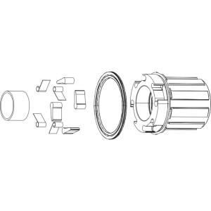 Sram Bębenek do piasty tylnej Sram XD czarny