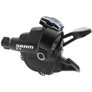 Sram X4 Trigger Manetka dźwignia przerzutki 3x8rz. para czarne
