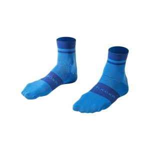 Skarpety rowerowe Bontrager Race Quarter Niebieskie