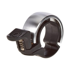 Dzwonek rowerowy Knog Oi Classic duży 23.8-31.8mm srebrny