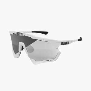 Scicon Okulary Aeroshade XL White Gloss/White - SCNPP Photocromic Silver