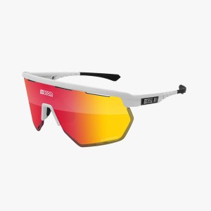 Scicon Okulary Aerowing White Gloss - SCNPP Multimirror Red