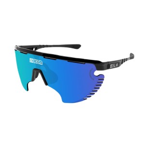 Okulary Scicon Aerowing Lamon Black Gloss SCNPP Multimirror Blue