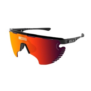 Okulary Scicon Aerowing Lamon Black Gloss SCNPP Multimirror Red
