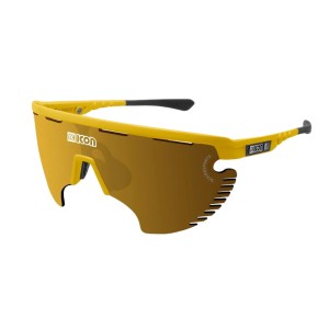 Okulary Scicon Aerowing Lamon Yellow Gloss SCNPP Multimirror Bronze