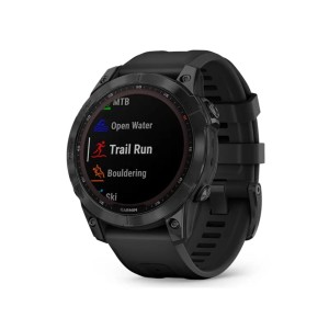 Zegarek sportowy Garmin Fenix 7 Sapphire Solar Czarny Tytan