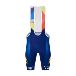 Spodenki z szelkami Santini Lidl Trek Replica Race