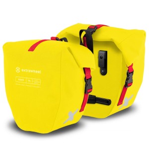 Extrawheel Sakwy Uniwersalne Rider Premium Cordura Yellow 30L
