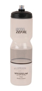 Zefal Bidon Magnum (Soft-Cap)-Translucent (Black) 1L