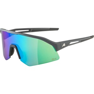 Okulary Alpina Sonic HR Q-Lite Midnight-Grey Matt/Green