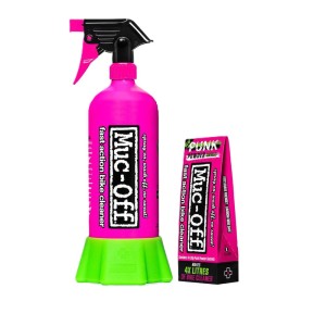 Zestaw butelka Muc-Off  Bottle For Life i środek do mycia w proszku Muc-Off Punk Powder
