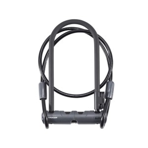 Zabezpieczenie typu U-Lock z linką Bontrager Elite 9mmx23cm