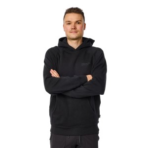 Bluza z kapturem z łamanym logo Trek Czarna