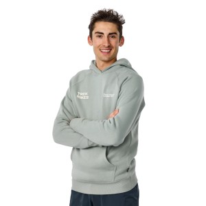 Bluza z kapturem z łamanym logo Trek Sage Grey