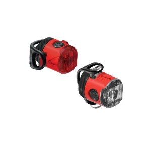 Zestaw lampek Lezyne Femto USB-C Drive Czerwony