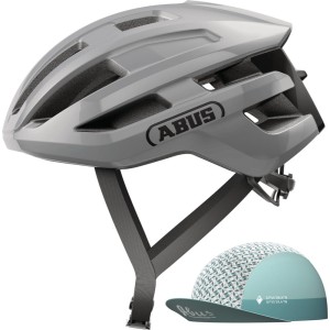 Kask rowerowy Abus Powerdome ACE race grey
