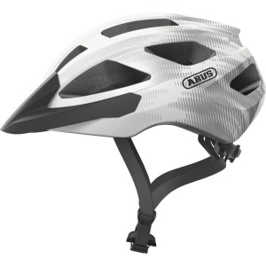 Kask rowerowy Abus Macator white silver