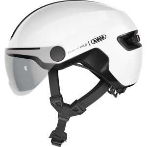 Kask rowerowy Abus HUD-Y ACE shiny white