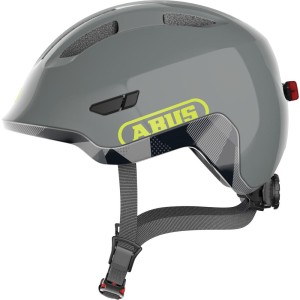 Kask dziecięcy Abus Smiley 3.0 ACE LED shiny grey