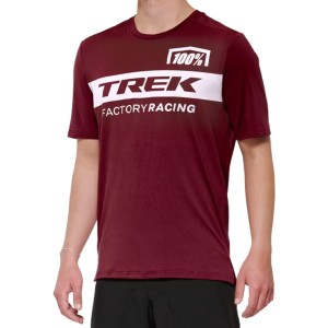 Koszulka MTB 100% Trek Factory Racing Czerwona
