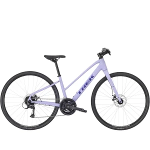 Rower fitness Trek FX 1 o średnim przekroku Gen 4 Fioletowy