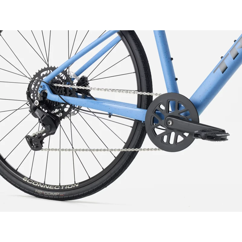 Rower fitness Trek FX 2 z wysokim przekrokiem Gen 4 2026 Niebieski - łańcuch