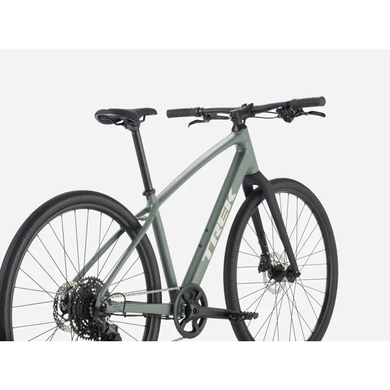 Rower fitness Trek FX Sport AL 3 Zielony - widok z tyłu