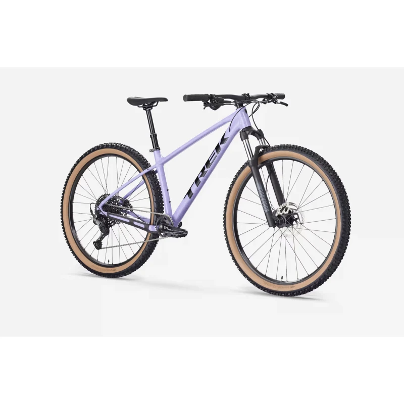 Rower MTB Trek Marlin 6 Gen 3 Fioletowy - widok na rower