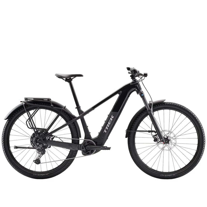 Rower elektryczny Trek Powerfly+ 4 Equipped Gen 5 Czarny - widok z boku