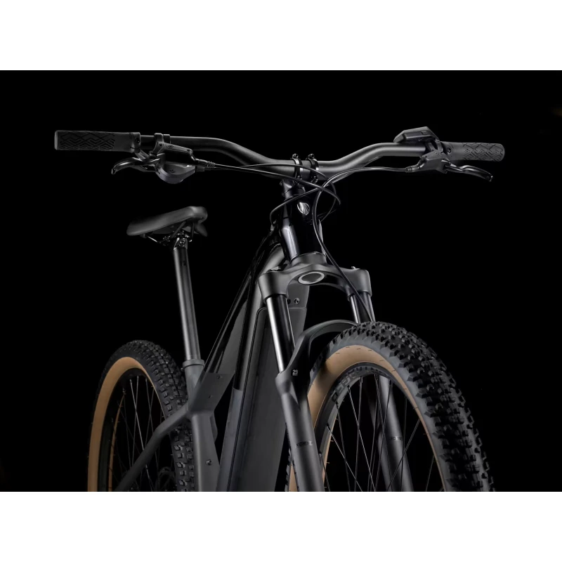 Rower elektryczny Trek Powerfly+ 4 Gen 5 2026 Czarny - widok z przodu