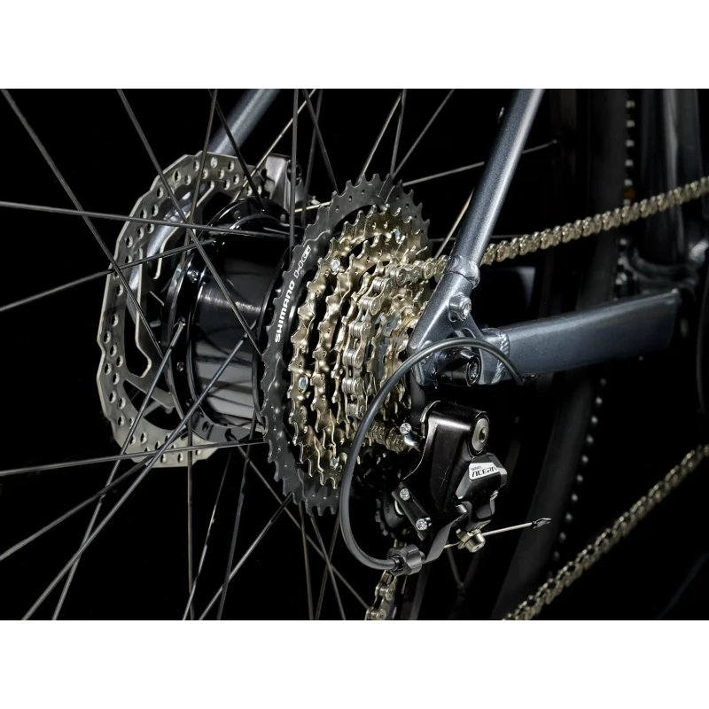 Rower crossowy Trek Dual Sport+ 2 LT 2026 Szary - tarcze