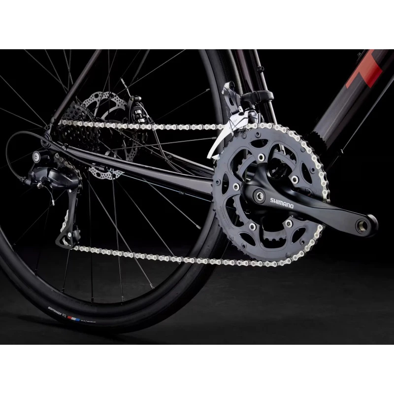 Rower szosowy Trek Domane AL 2 Gen 4 2026 Czerwony - łańcuch