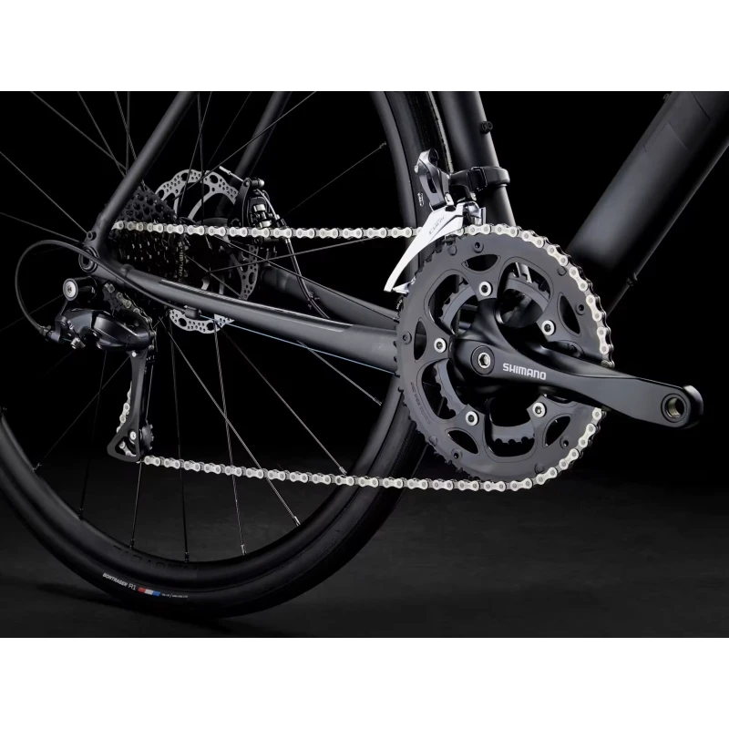 Rower szosowy Trek Domane AL 2 Gen 4 2026 Grafitowy - łańcuch