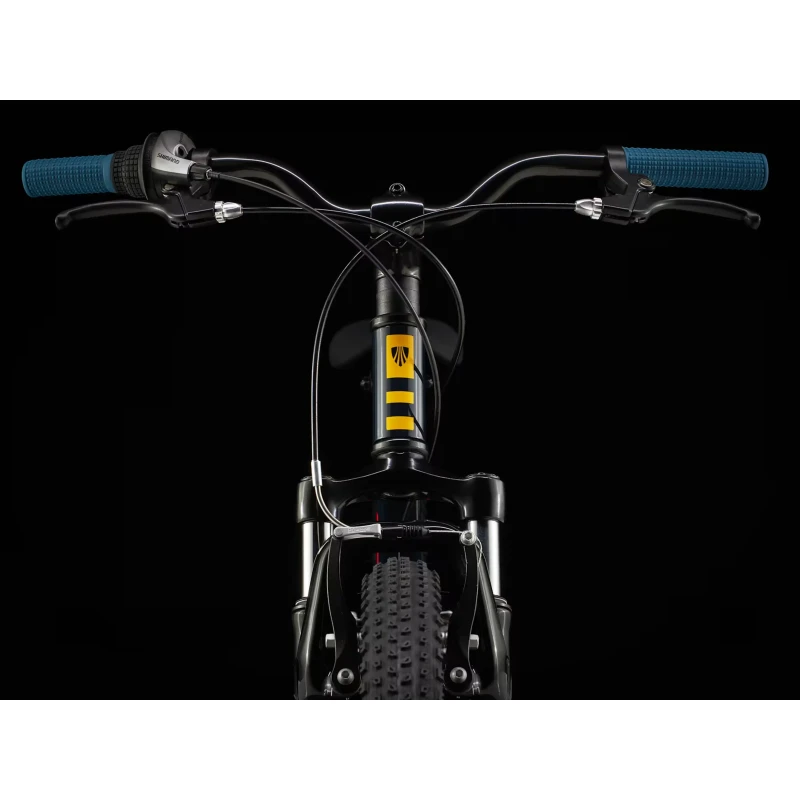 Rower dziecięcy Trek Precaliber 24 8SP 2026 Granatowy - widok na kierownicę z przodu