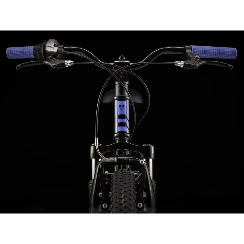 Rower dziecięcy Trek Precaliber 20 7S 2026 Fioletowy - widok na kierownicę z przodu