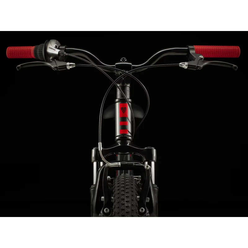 Rower dziecięcy Trek Precaliber 20 7S 2026 Grafitowy - widok na kierownicę z przodu