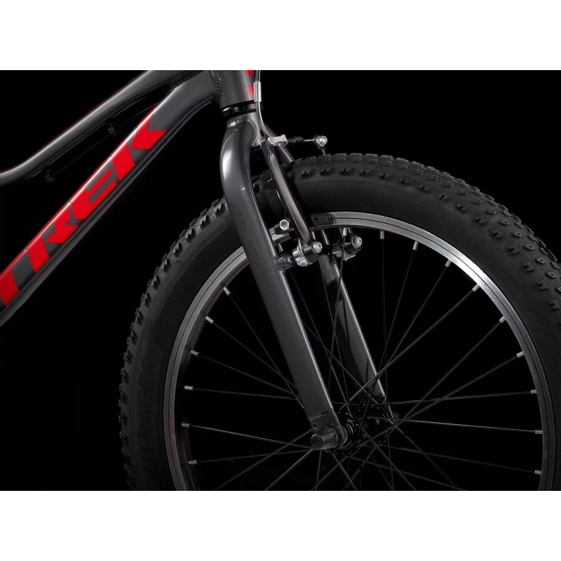 Rower dziecięcy Trek Precaliber 20 2026 Grafitowy - widelec i koło