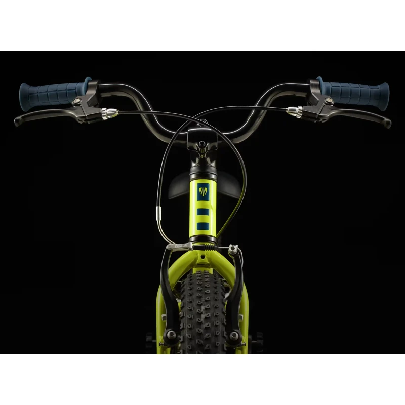 Rower dziecięcy Trek Precaliber 16 2026 Żółty - widok na kierownicę z przodu