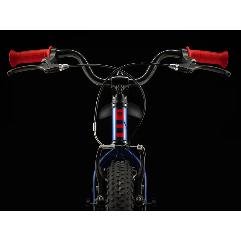 Rower dziecięcy Trek Precaliber 16 2026 Niebieski - widok na kierownicę z przodu