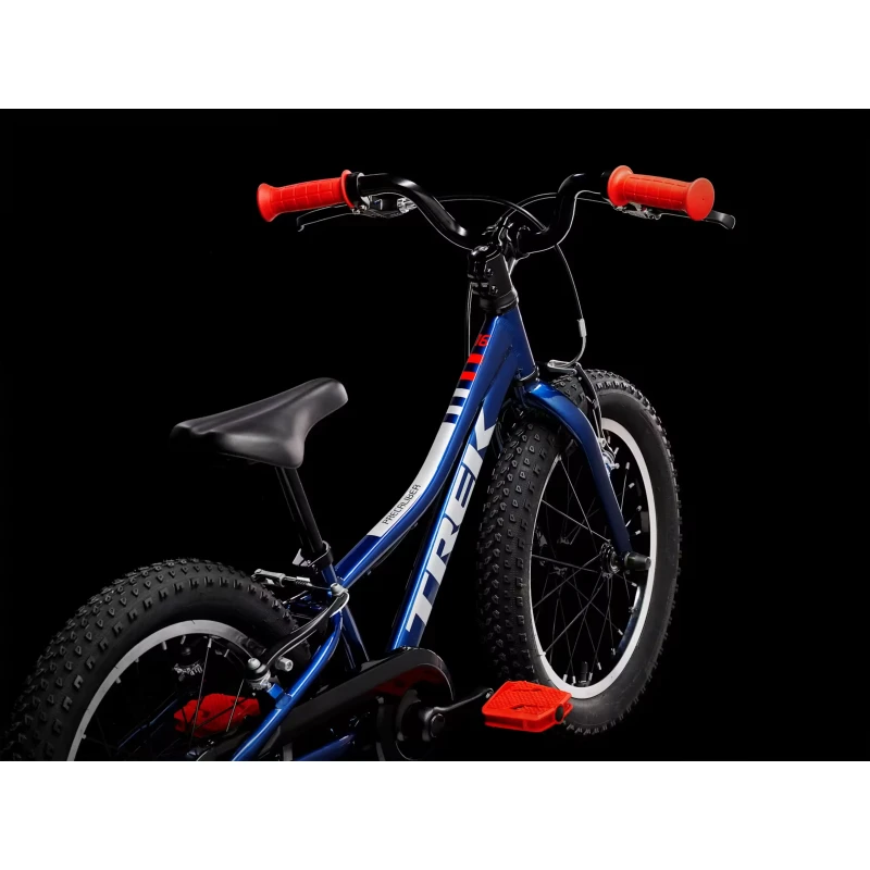 Rower dziecięcy Trek Precaliber 16 2026 Niebieski - widok z tyłu